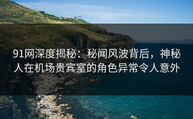 91网深度揭秘：秘闻风波背后，神秘人在机场贵宾室的角色异常令人意外